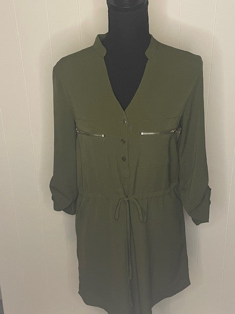 *CLEARANCE* Size Small - A'gaci Olive Green Dress