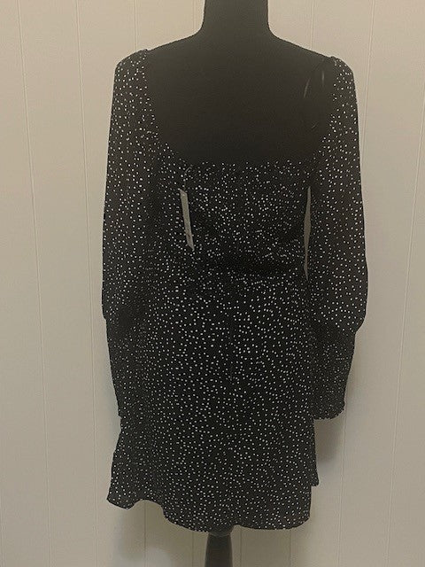 *CLEARANCE* Size Large - NWT Francesca's black and white polka dot dress