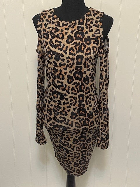 *CLEARANCE* Size Small - Venus leopard print dress