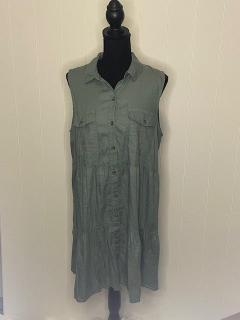 *CLEARANCE* Size Large - SO denim dress