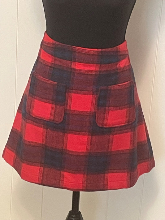 Size Large - Free Press plaid miniskirt