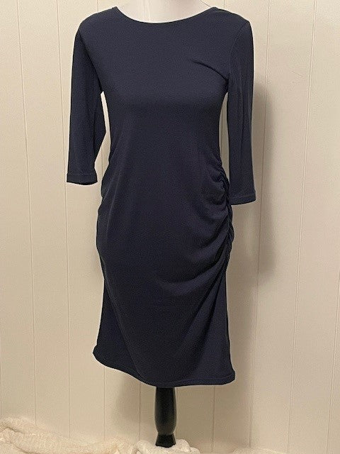 Size Small - Solid blue dress