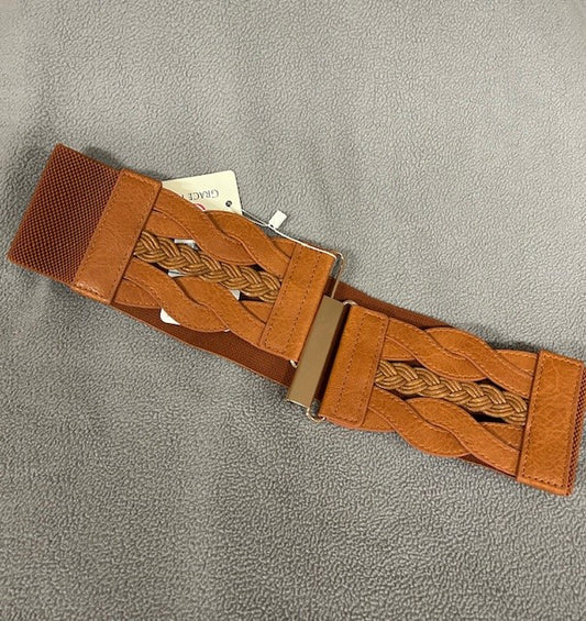 Grace Karin brown belt - NWT